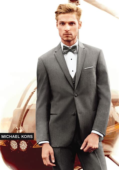 michael kors steel grey tuxedo|michael kors white pant suits.